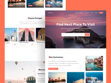 Travel Booking Landing Page preview picture