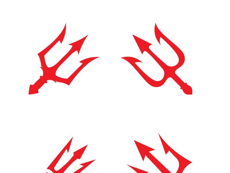 Mystic Trident Emblem Of Power magic trisula
