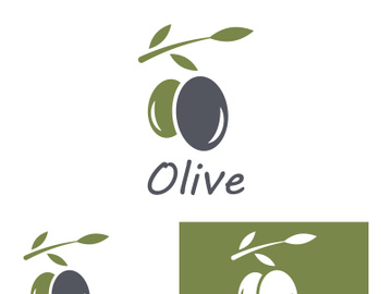 Olive fruit logo design. preview picture