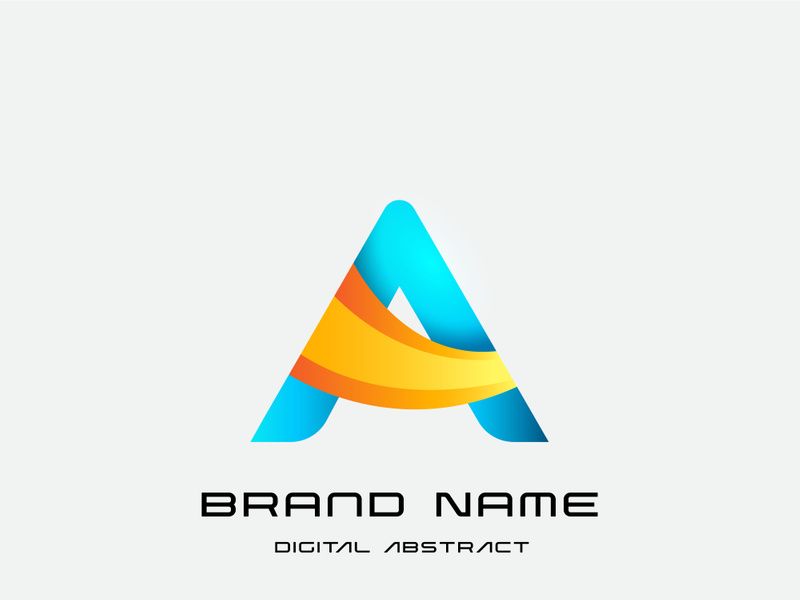 A Letter Logo Design