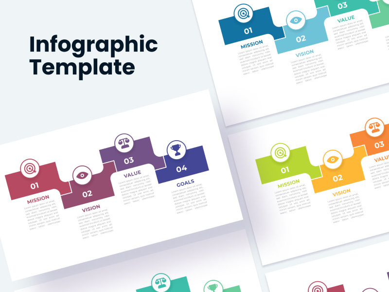 Procces infographic template