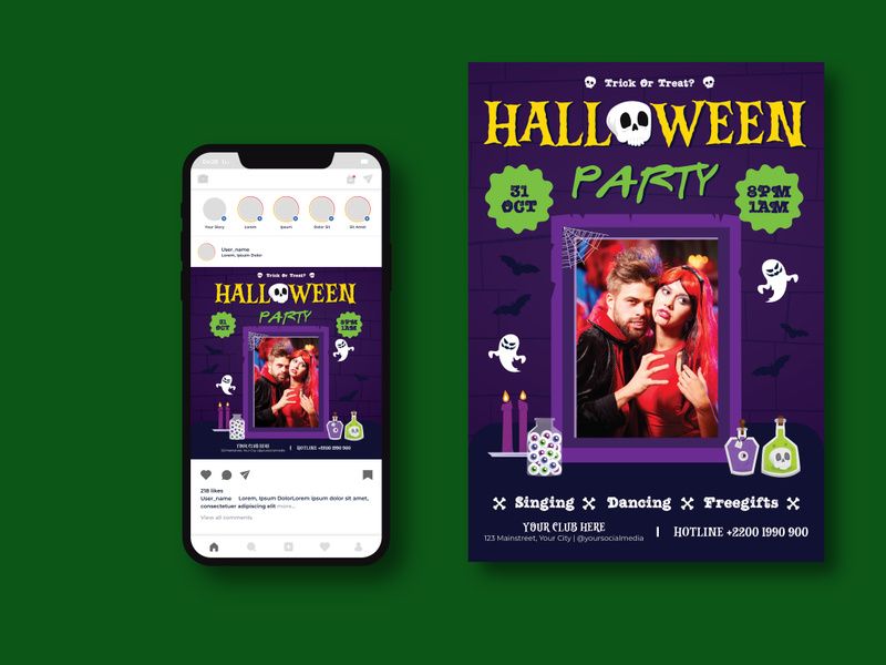 Halloween Party Flyer