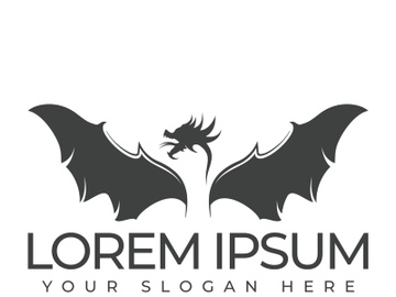 Dragon logo art illustration preview picture