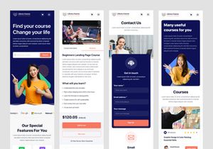 Library Course - Responsive Landing Page