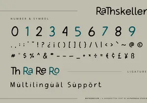 Rathskeller - Handwritten Font