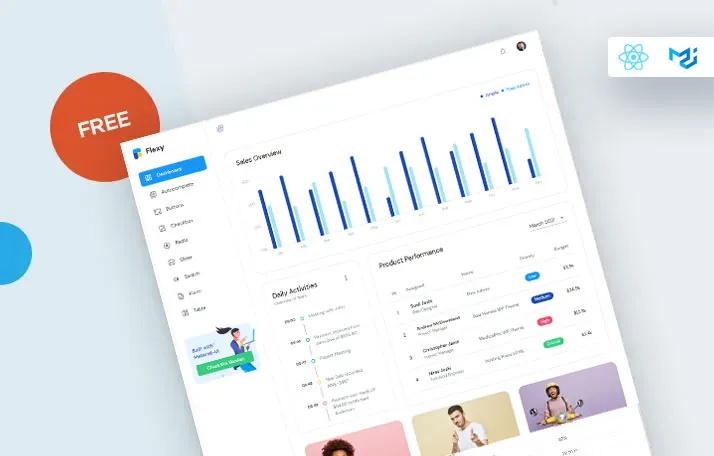Flexy Free React Material Admin Template
