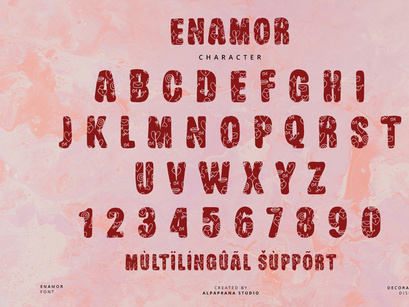 Enamor - Display Font