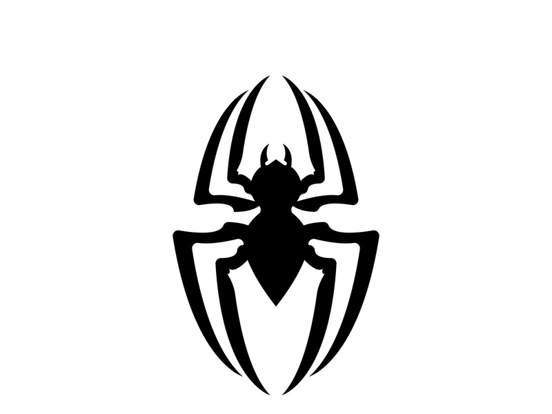 Spider logo icon design vector template