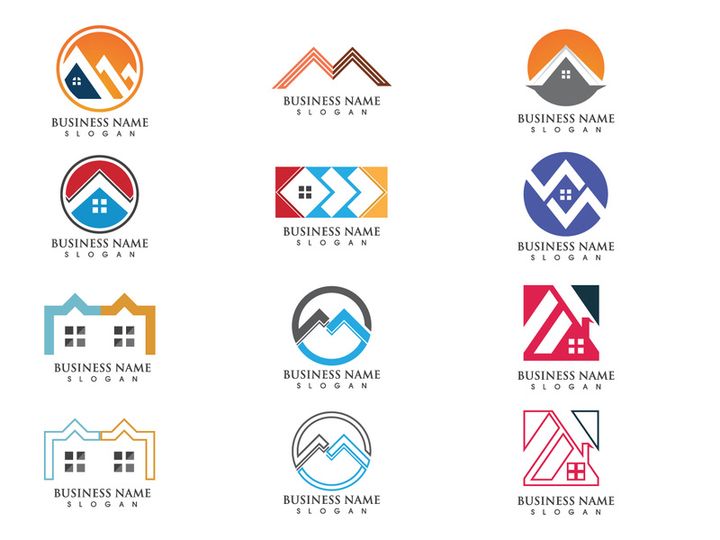 Home house building logo vector