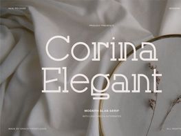 Corina Elegant | Modern Slab Serif preview picture