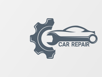 Creative Car Repair Logo Template. preview picture