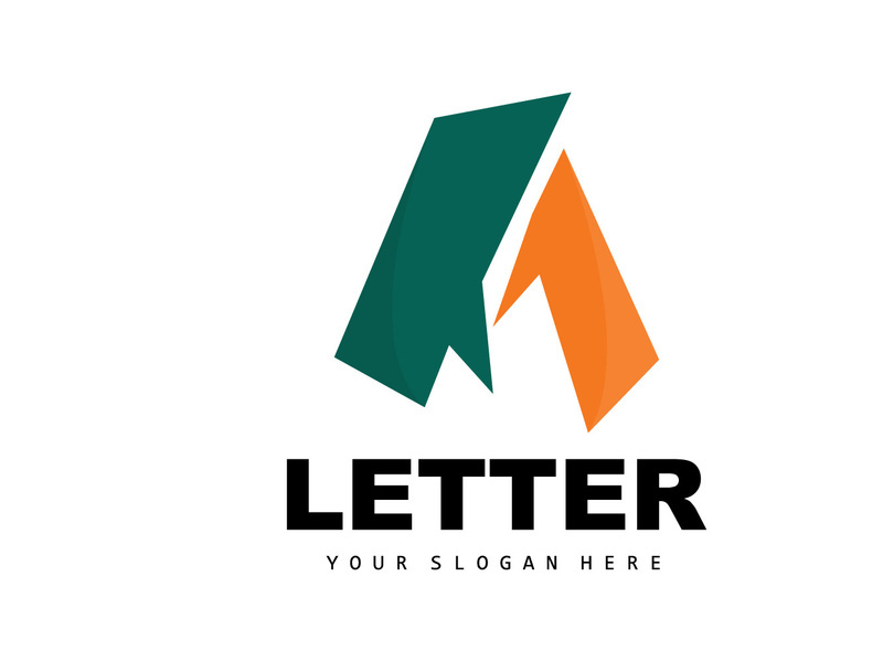 A Letter Logo, Letter Logotype Vector