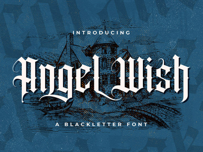 Angel Wish - Blackletter Font