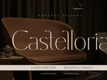 Castelloria - Serif Font preview picture