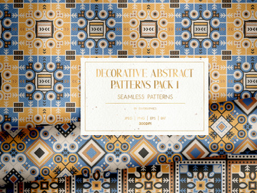 Decorative Abstract Patterns Pack 1 preview picture
