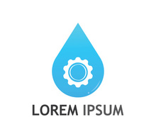 Gear logo with a creative idea.