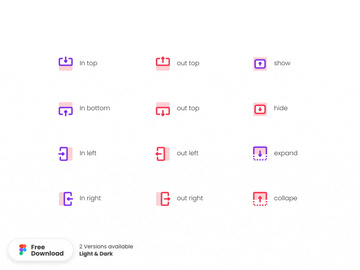 24 Flow Icons - Free Download Figma preview picture