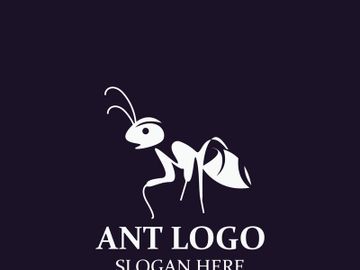 Ant logo design silhouette. Isolated animal ants on background design template vector Ant logo design silhouette. Isolated animal ants on background design template vector preview picture