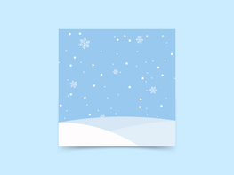 Background design of snow falling winter season preview picture