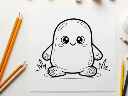 Cute car character smiling vector illustration flat design