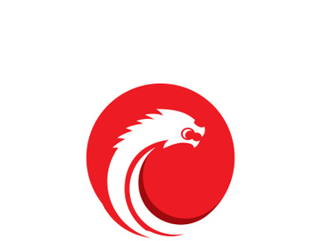 Dragon Head Vector Logo Illustration preview picture
