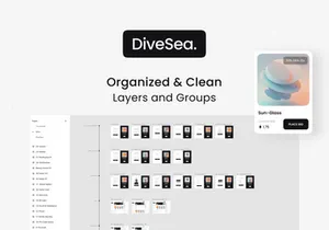 DiveSea - NFT Market Dashboard UI KIT