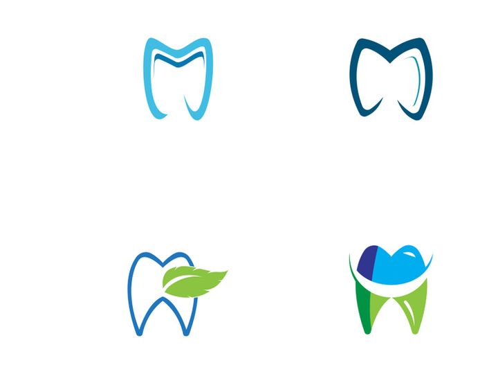 Dental abstract logo. Dental Health, dental care and dental clinic. Logo for health, dentist and clinic.