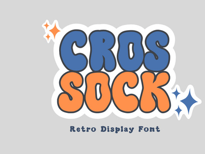 Crossock - Retro Display Font