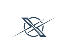 X Letter Logo Template vector icon