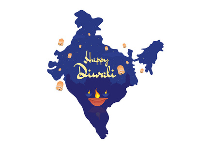Indian national holidays 2D vector isolated illustrations set