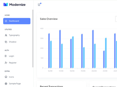 Modernize Free Nuxtjs Admin Dashboard Template