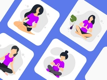 Set of Mediating illustrations.