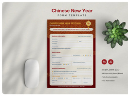 Chinese New Year Registration Form preview picture