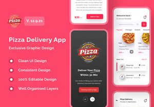 Pizza Delivery App Design