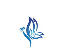 Beauty butterfly vector icon design