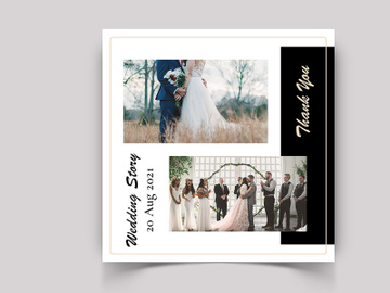 Wedding Social Media Post Template preview picture