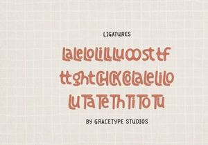 Ahoila | Hand Drawn Display Font