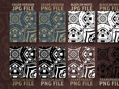 Mandala Seamless Digital Paper Patterns