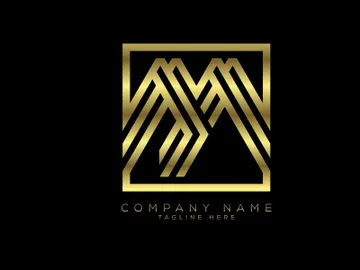 Luxury golden color line letter, Graphic Alphabet Symbol for Corporate Business Identity preview picture