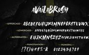 Availabrush Display Brush Font
