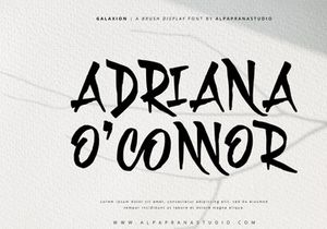 Galaxion - Brush Font
