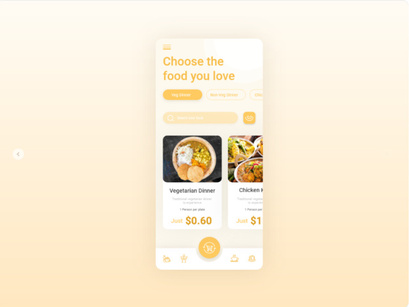 Food and Cuisine App Design