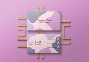 Abstract Business Card