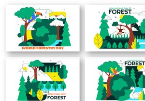 10 World Forestry Day Illustration