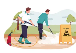 M135_Cleaning service Illustrations