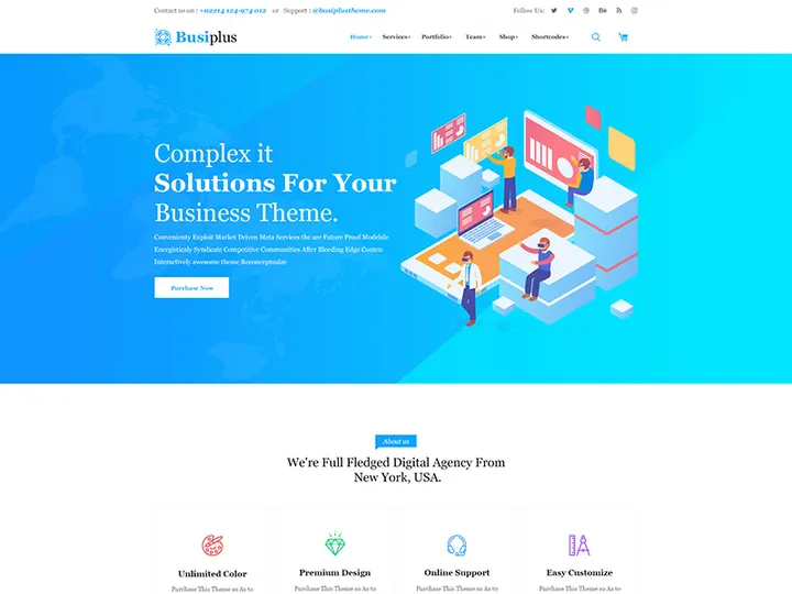 Business multi-Purpose PSD Template
