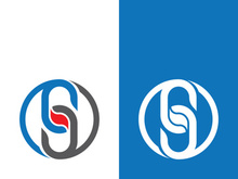 Business corporate S letter logo design vector