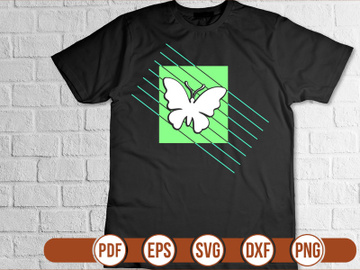 Butterfly t shirt Design preview picture