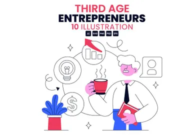 10 Third Age Entrepreneurs Illustration preview picture