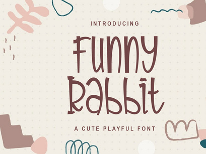 Funny Rabbit - Cute Quirky Display